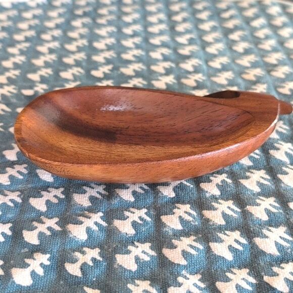 Vintage Wooden Whale Shaped Dish - Picture 5 of 8